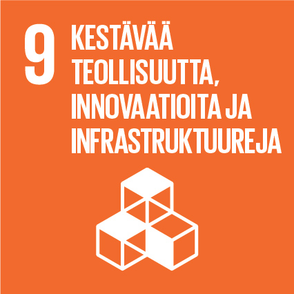 Agenda 2030 -tavoite 9: Kestävää teollisuutta, innovaatioita ja infrastruktuureja