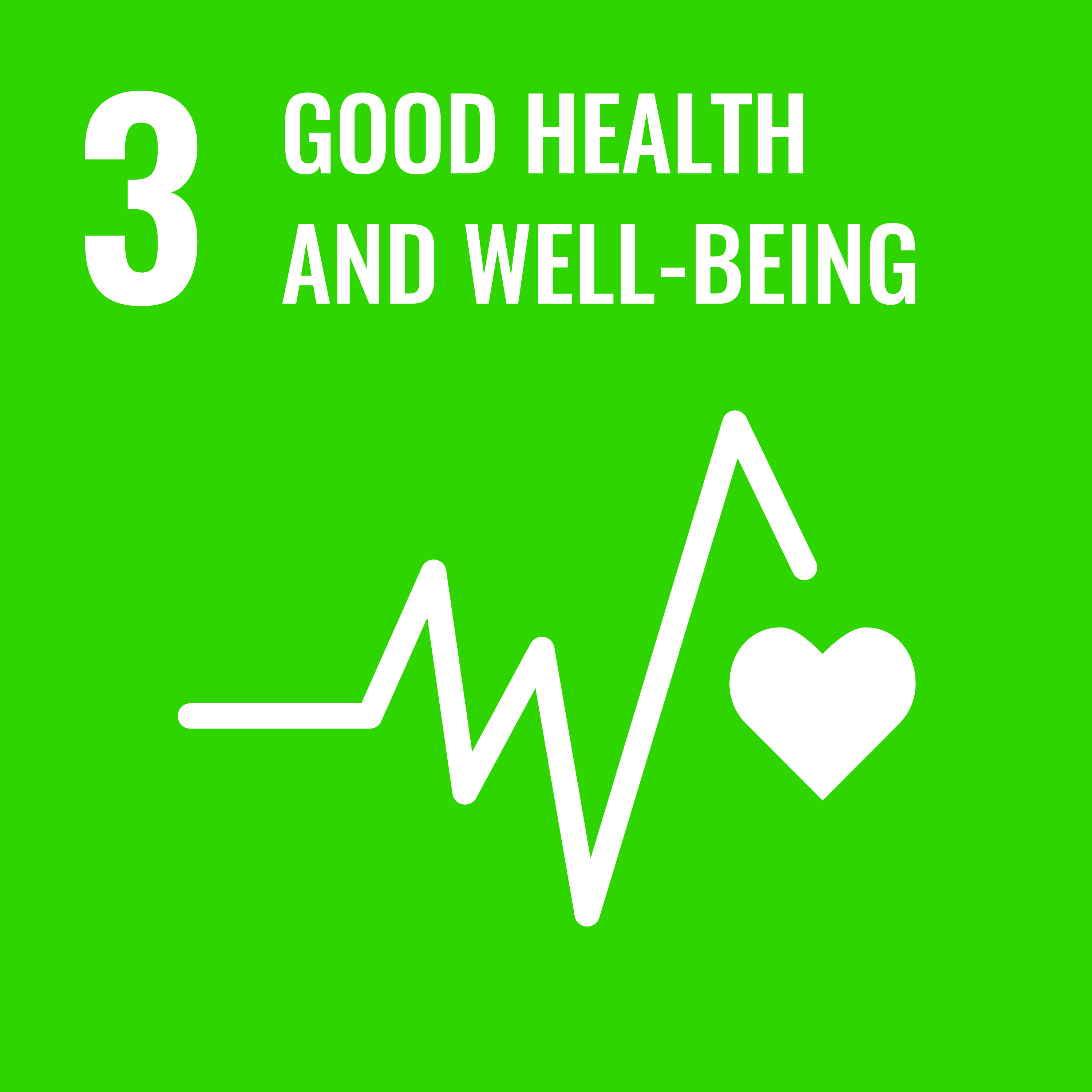 Goal 3: Good health and well-being