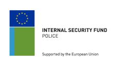 Logo with the EU flag. Text next to the logo: Internal security fund Police Supported by the European Union