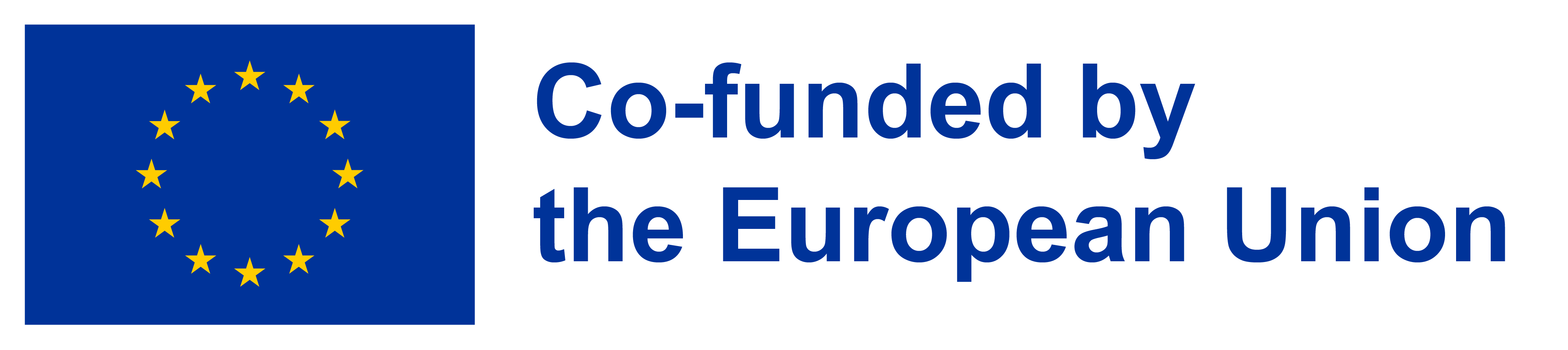 Logo with text: Co-funded by European Union