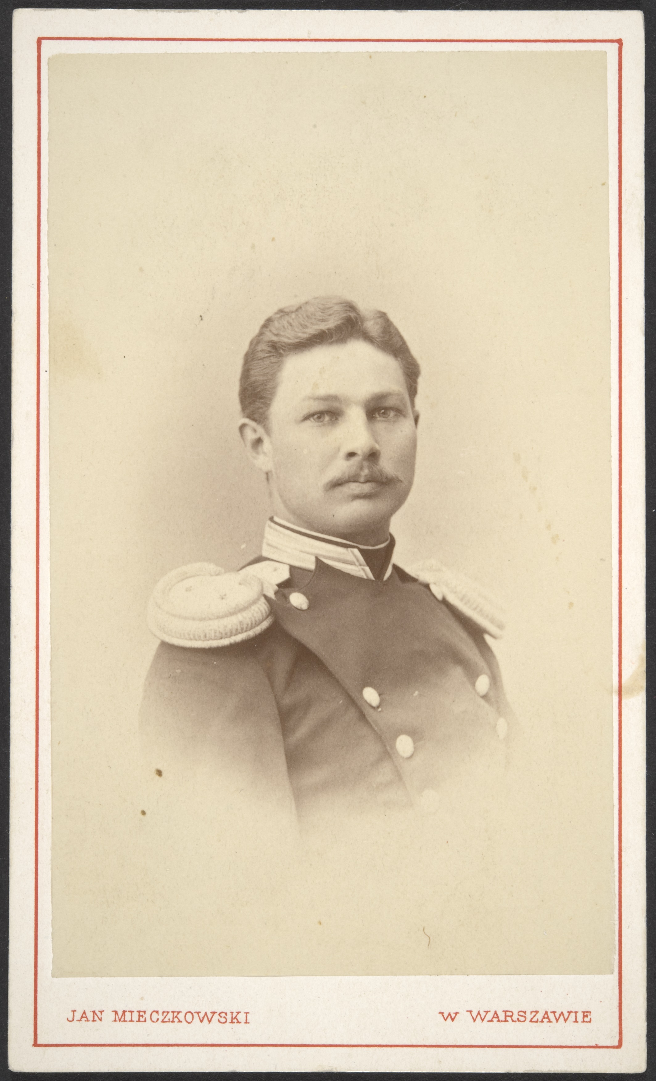 Anders Boxström Venäjän armeijan aliluutnanttina vuonna 1866/Venäjän armeijan everstinä vuonna 187