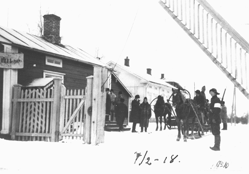 Tullstationen i Torneå övergick till de vita redan i januari 1918